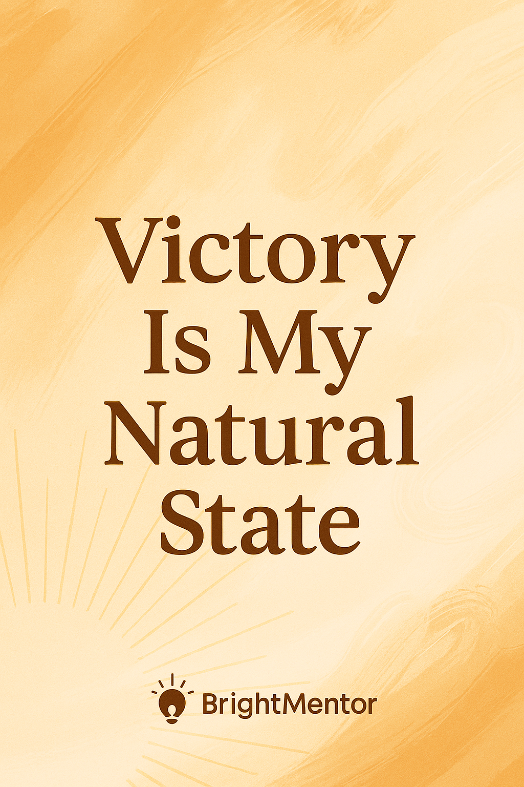 Victory Is My Natural State – Printable Affirmation Reflection PDF